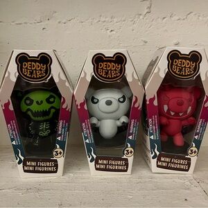 3X NEW Deddy Bears Coffin Window Spekter/ Bones /Beezlebear Mini Figures
